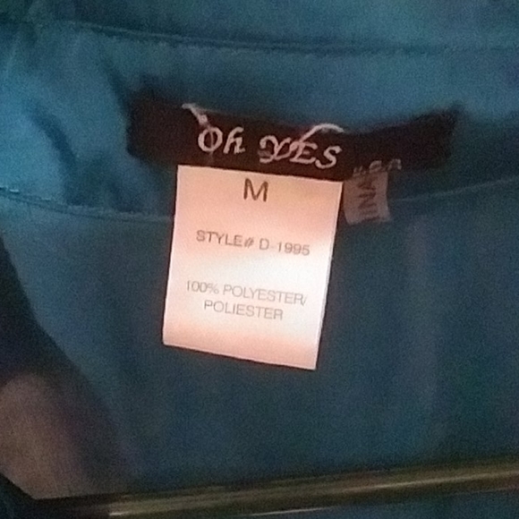 Med oh yes rhinestone vneck - Picture 2 of 3